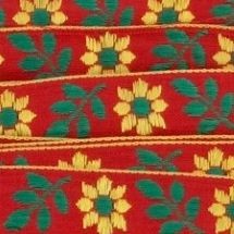 51 RED BASE - YELLOW FLOWER